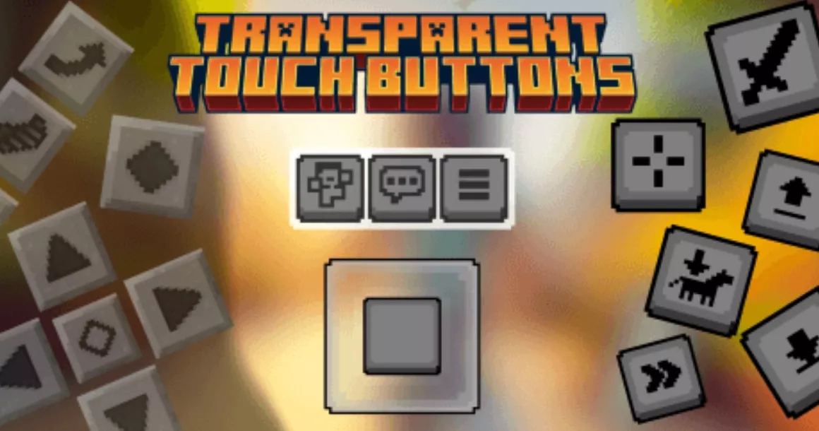 Transparent Touch Buttons Textures