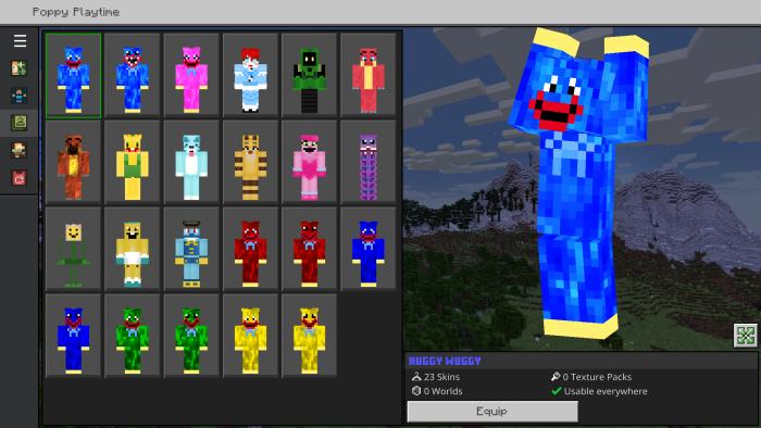 poppy playtime grabpack Minecraft Mob Skin