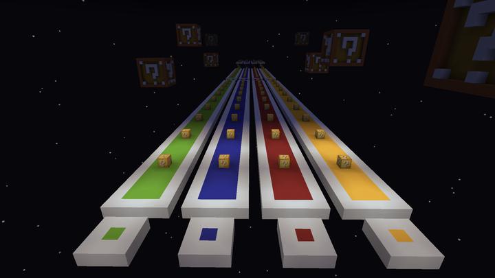 Lucky Block Race Map 1.12.2, 1.11.2 for Minecraft 