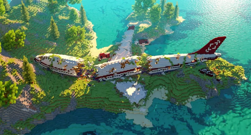 Crashed Plane Survival Map