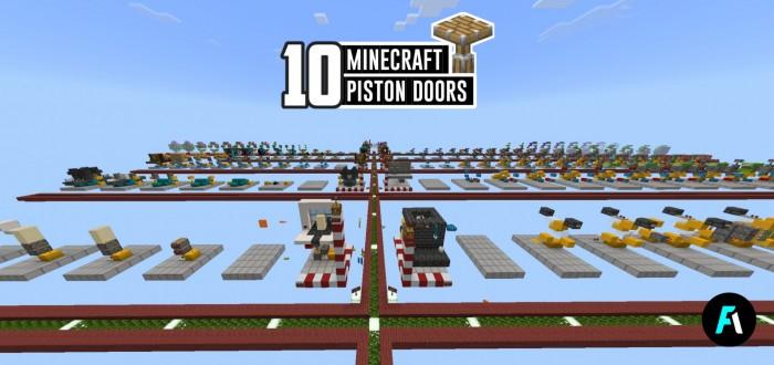 10 Minecraft Piston Door Ideas
