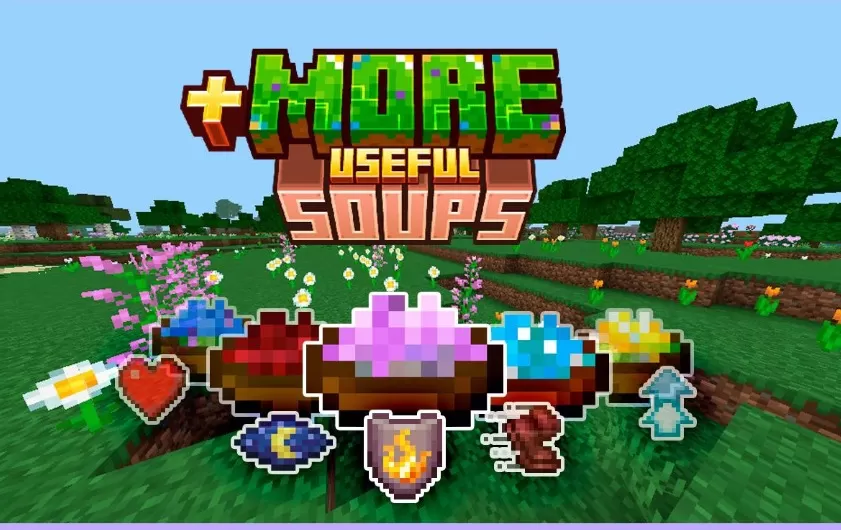 More Useful Soups Mod Mods Minecraft Bedrock