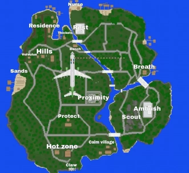 Minecraft PUBG Map