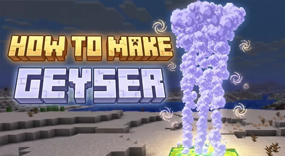 Building a Working Geyser in Minecraft Bedroc: Complete Guide