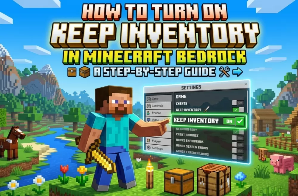 How to Enable Keep Inventory in Minecraft BE