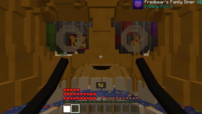 Five nights at Freddy's mod fredbears map in bedrock Minecraft Map