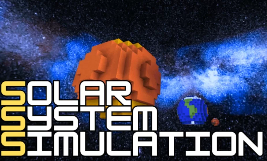 Solar System Simulation Map