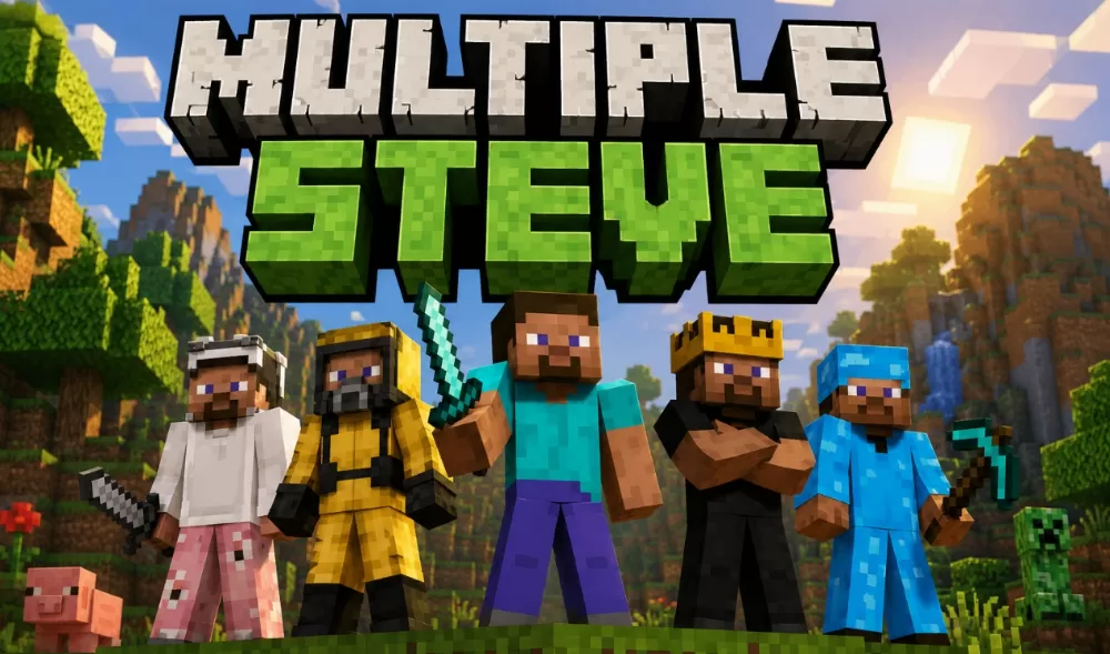 Multiple Steve Skinpack