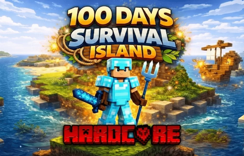 Hardcore 100 Days Survival Island