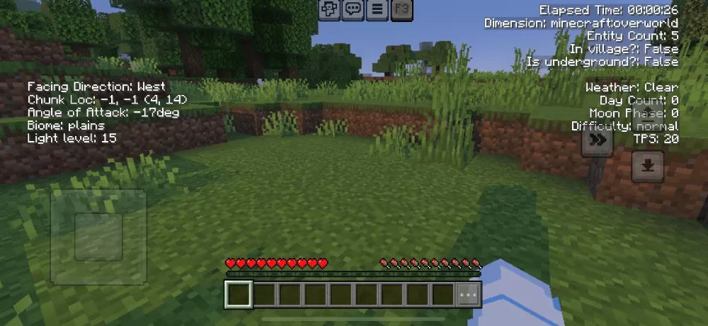 F3 Debug Screen Mod