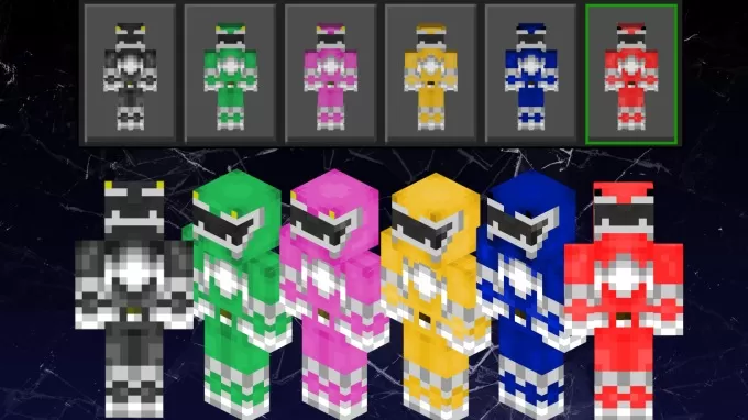 Power Rangers Skin Pack