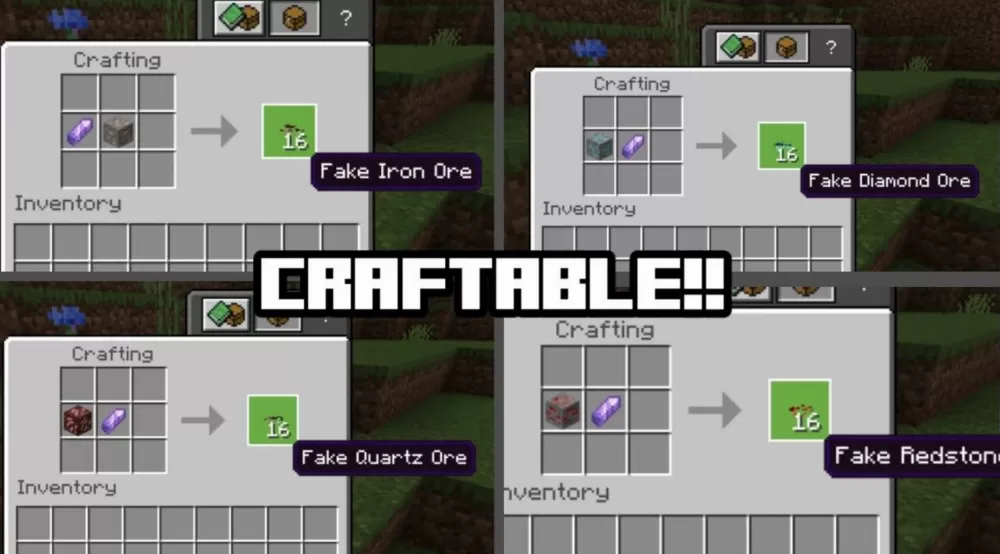 Fake Ores Mod