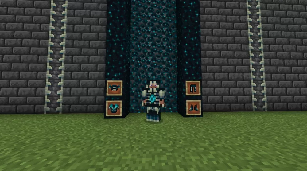 Warden Netherite Armor Textures