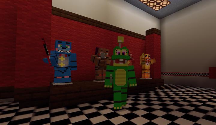 FNAF 6 Pizzeria Simulator Map Download in Minecraft PE/BE (Map Tour) 