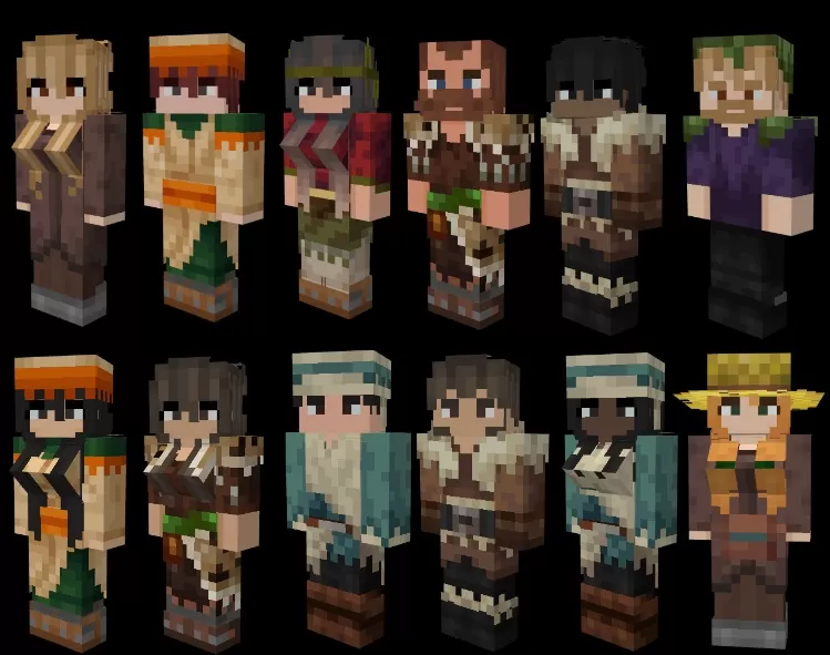 Human Era Villagers Texture Pack