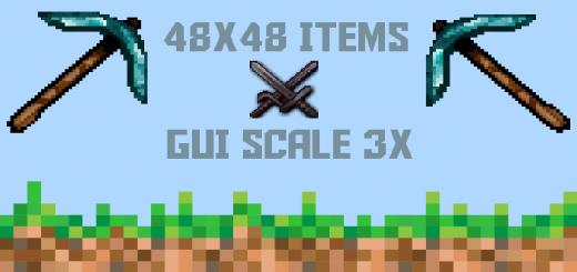 48x48 Items (GUI Scale 3X)