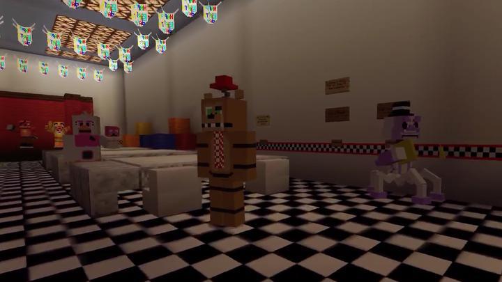 Custom Freddy Fazbear's Pizza (FNAF 1) Minecraft Map