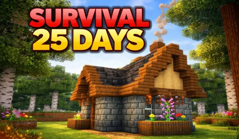  25 Days Survival Map