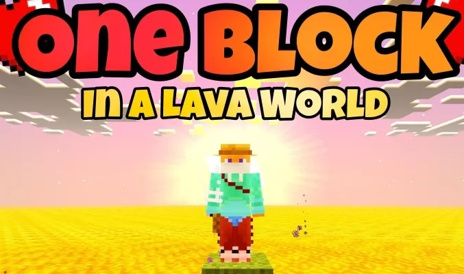 One Block in a Lava Map