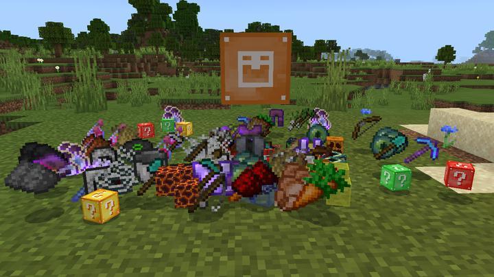 Lucky Block Mod - Drops items, spawns mobs, structures and more