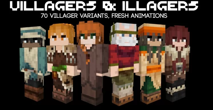 Human Era: Villagers & Illagers Textures