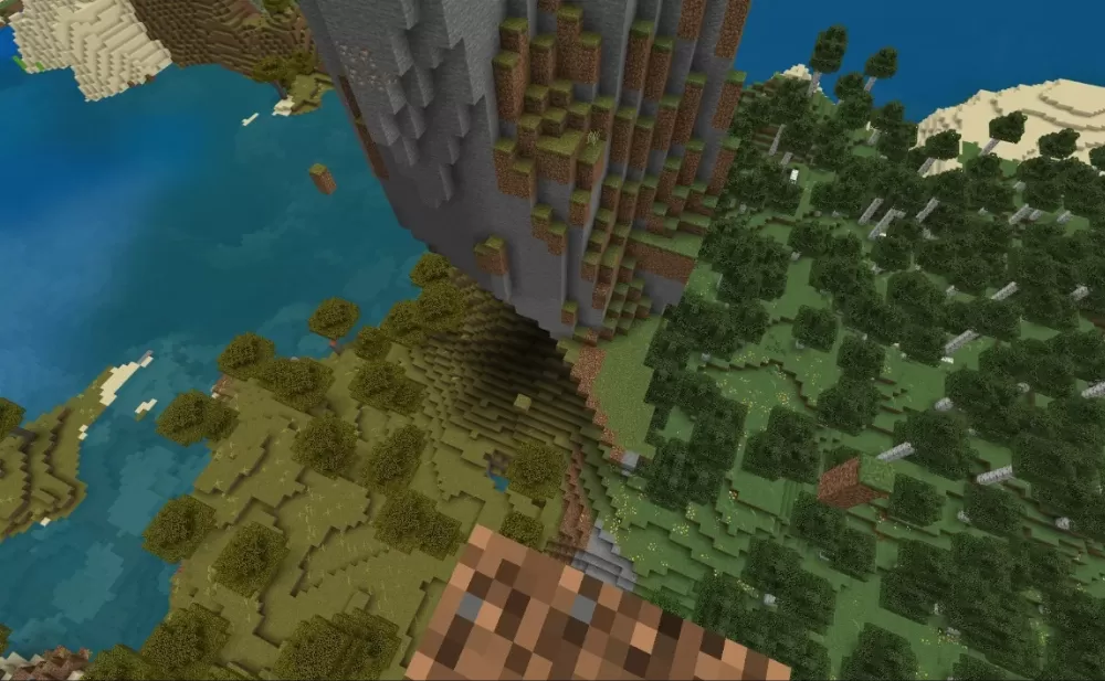 One Block Spawn Challenge Seed
