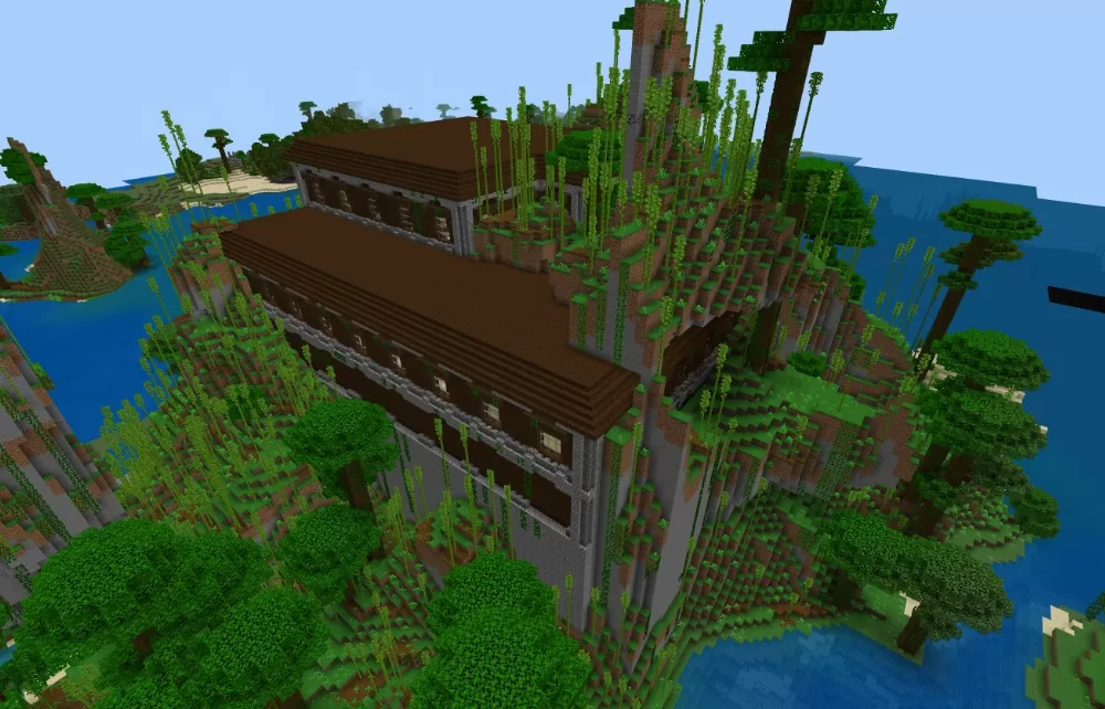 Two Mansions in Jungle at spawn