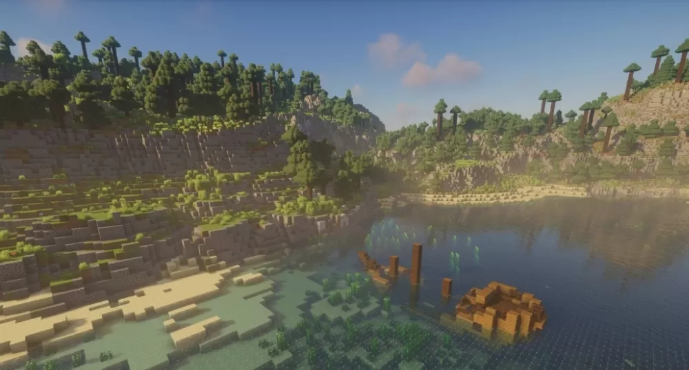 Taiga Survival Island Map