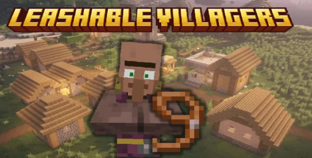 Leashable Villagers Mod