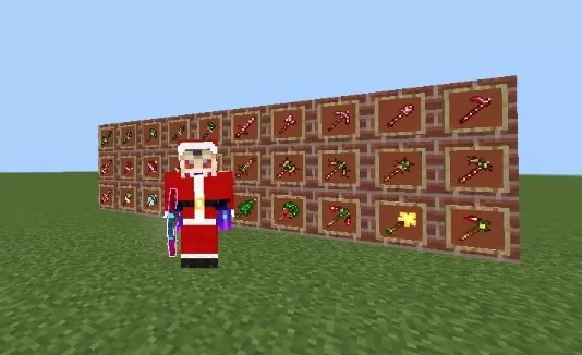 Christmas Tools & Armor Textures