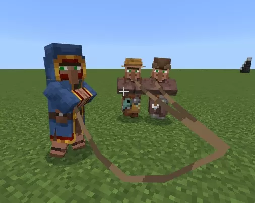 Leashable Villagers Mod