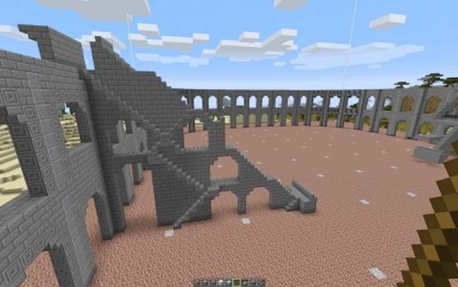Arena - classic roman style - empty schematic - building