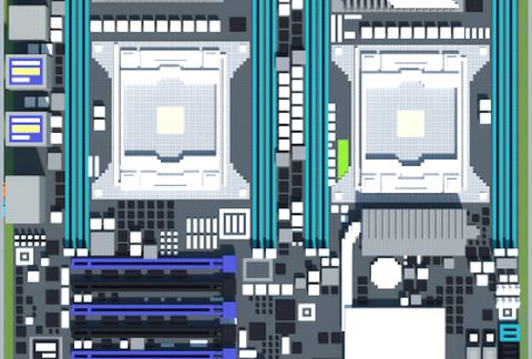 Intel Z9PE-D8 WS (ASUS) schematic - building