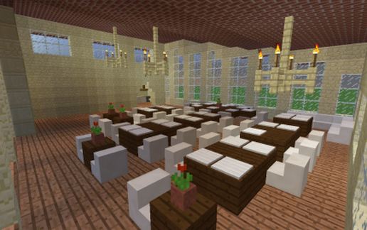 Spanish and Italian Restaurant schematic - building