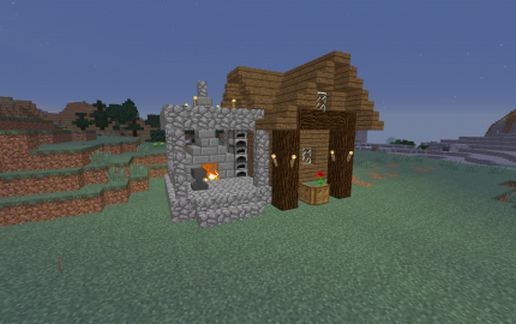 Spruce Village Pack - Blacksmith schematic - building