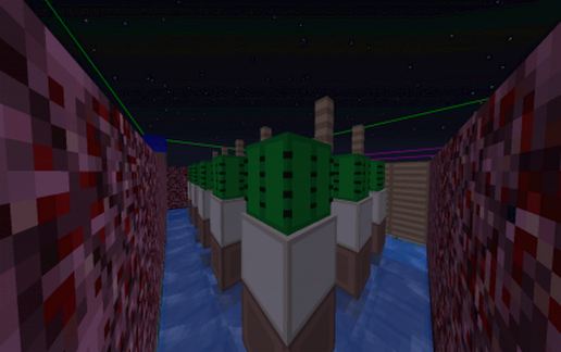 Automatic cactus farm schematic - building