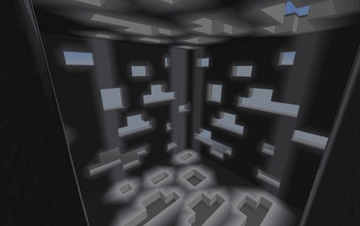 Huge Hollow Coal Ore Block schematic - building