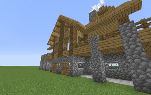 The original Minecraft house