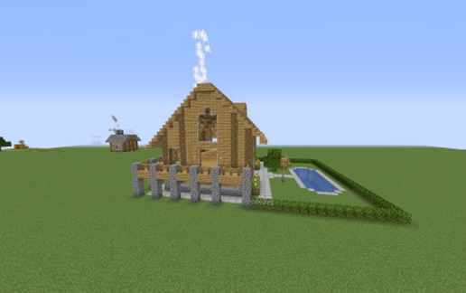 The original Minecraft house