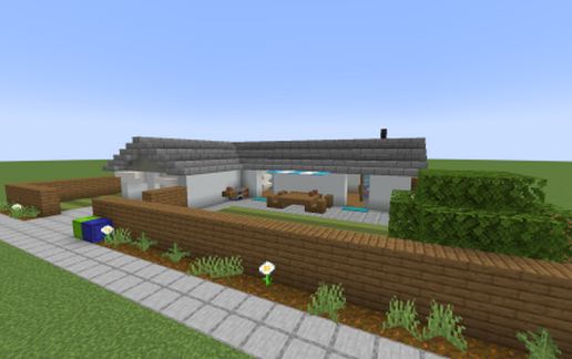Modern Suburban House schematic - building