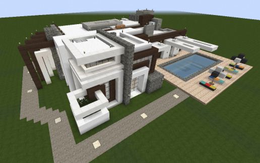 Ultimate Modern House #1 schematic - building