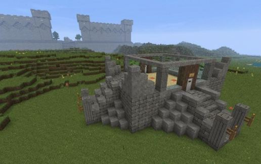 Small PVP Arena schematic - building