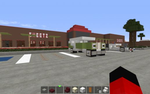 Sheetz Gas Station schematic - building
