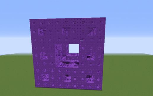 Menger Sponge schematic - building