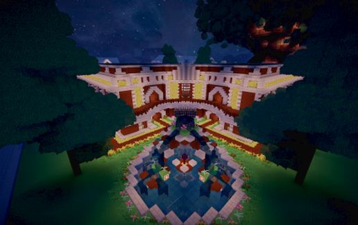 Dark Oak Stone Brick Mansion schematic - building