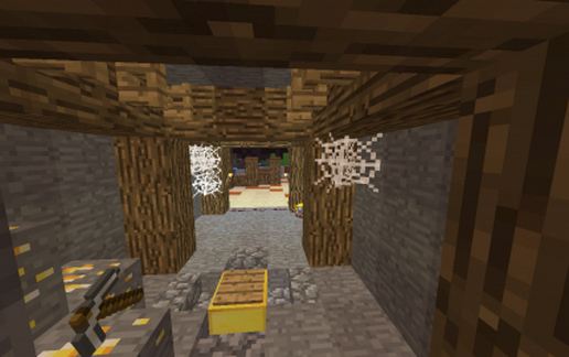 Western PvP 1vs1 arena schematic - building