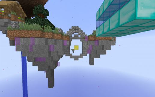 Portal floating island.