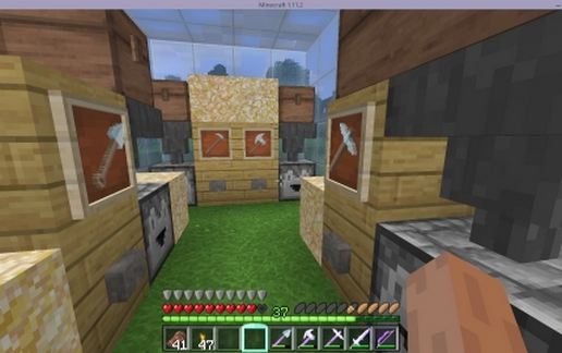 Fully stocked Armory & Tool room. schematic - building