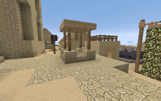 Village Well 3x3 Sandstone schematic - building