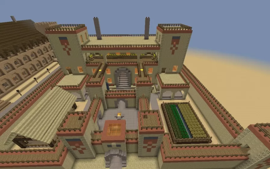 Desert Fortress schematic - building